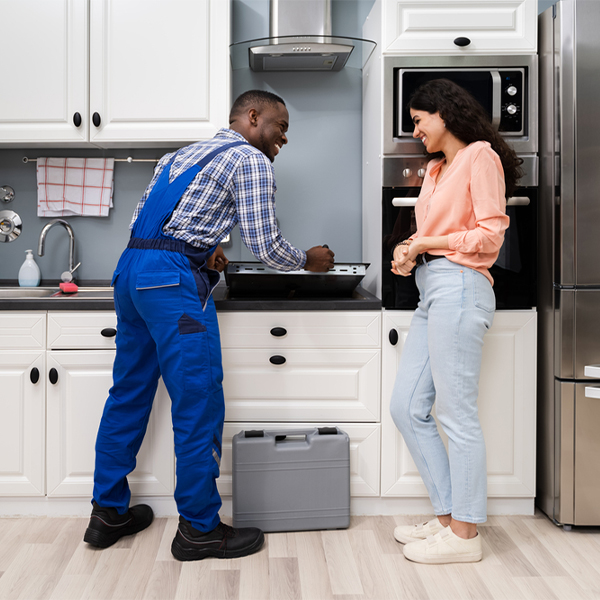 can you provide an estimate for cooktop repair before beginning any work in Como TN